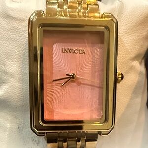 #63 Invicta Wildflower Princess women’s Watch, 26mm, pink/gold